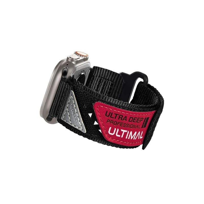 ULTIMAL Bracelet Compatible avec Apple Watch 11/10/9/8/7/6/5/4/3/2/1 SE3/SE2/SE Ultra 3/2/1, Bracelet Sport en Nylon Respirant e