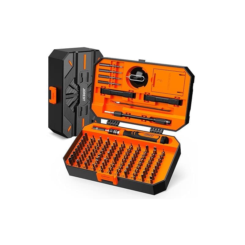JOREST 115 en 1 Kit de Tournevis de Précision, Mini Magnétique Outils de Réparation avec Torx, Pour PC, Computer, iphone, Macboo