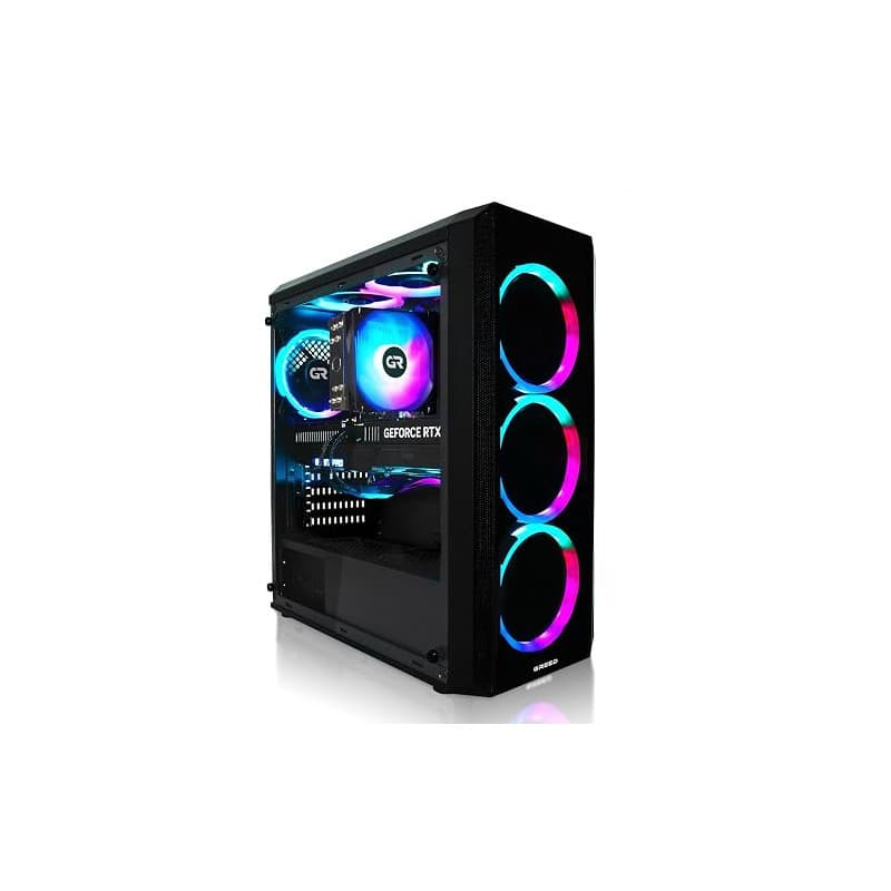 Greed® MK2 - High End PC Gamer - AMD Ryzen 7 5700X + Nvidia Geforce RTX 5060 Ti (8Go) - Ordinateur RGB Ultra Rapide + PC Gaming