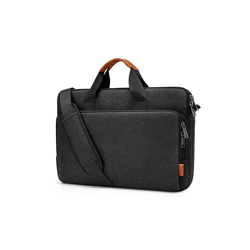 bagasin Sacoche ordinateur portable 15,6 à 17,3 pouces, mallette extensible avec bandoulière, sac de transport PC portable, saco