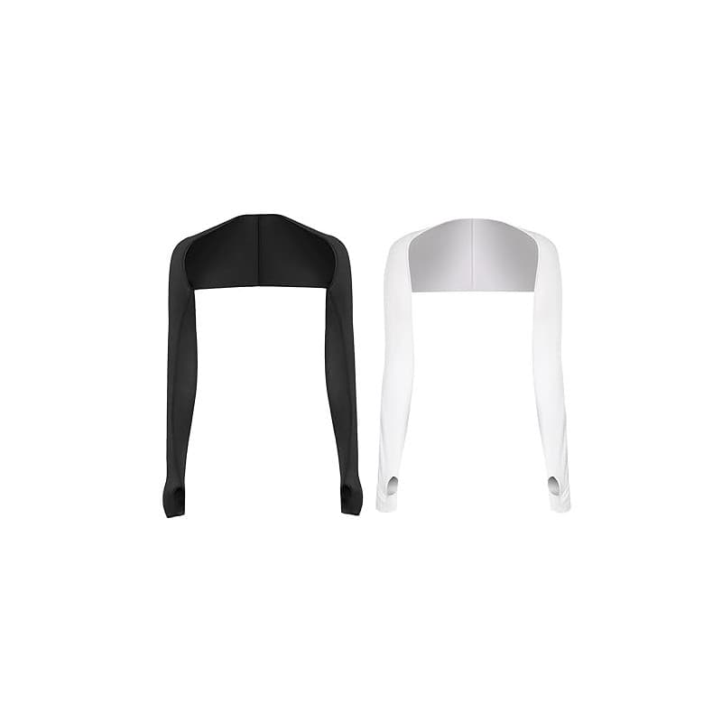 Uv Châle Bras Manche Manchons Bras Manches de Protection,D'extérieur de en Refroidissement Châle Manches de Gants Sans Doigts Av