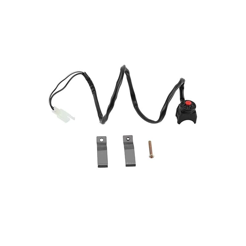 Interrupteur de démarrage à bouton-poussoir, interrupteur à klaxon, interrupteur universel à bouton de klaxon arrêt guidon 22mm