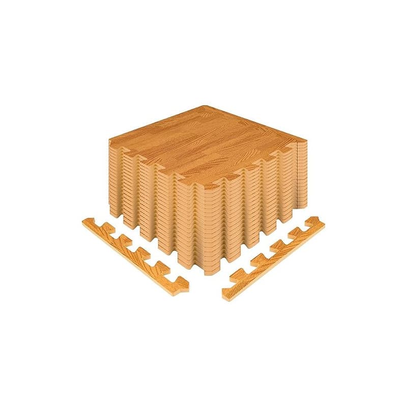 Tapis de Sport de Sol 20 Dalles en Mousse sans BPA + Bordures 30cm x 30cm Salle de Fitness Matelas Puzzl Tatami ÉVA Caoutchouc p