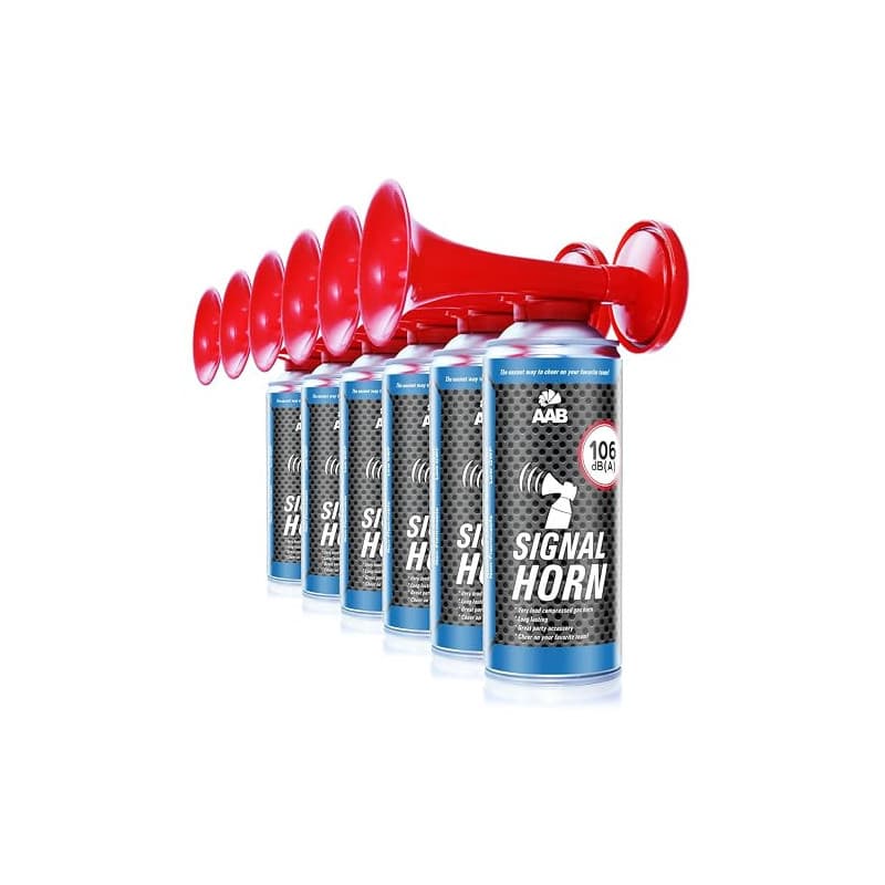 AABCOOLING 6X Signal Horn 106 DB(A) Ininflammable - Jusqu'à 120 Signaux, pour Euro 2024 Football Championnat, pour événements Sp