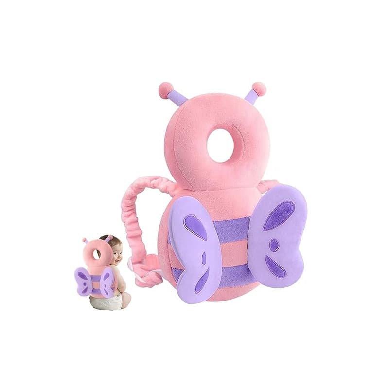 Coussin de Protection de Tête de Bébé,Protege Tete Bebe,Coussin de sac à dos Réglable et Respirant pour Tout-petits,Convient Aux