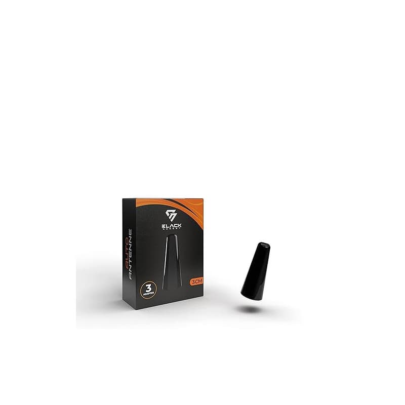 BlackNugget® - Antenne de voiture de 3 cm - Antenne de toit universelle, avec excellente qualité de réception - Petite antenne à