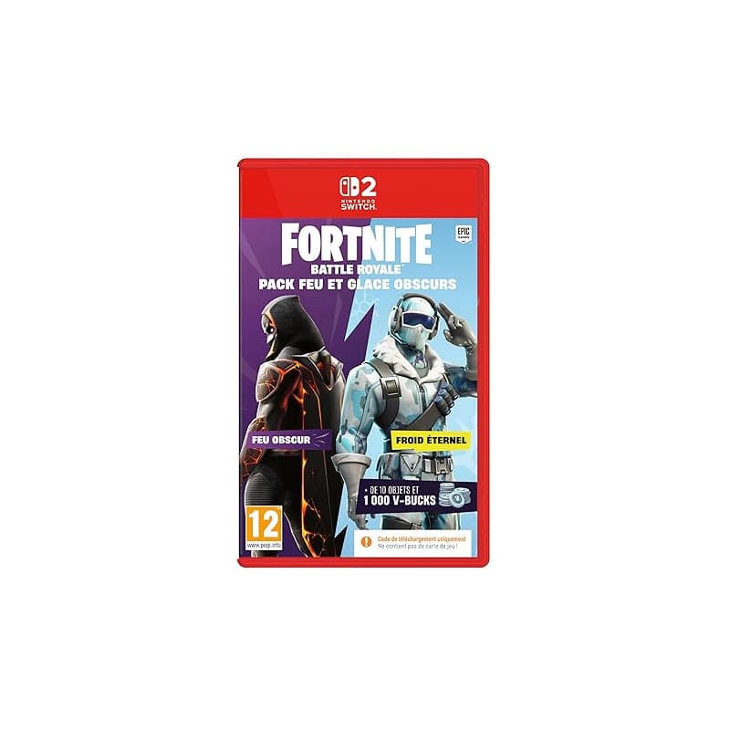 Fortnite – Pack Feu Et Glace Obscurs (Code de téléchargement du jeu dans la boîte) - Switch 2