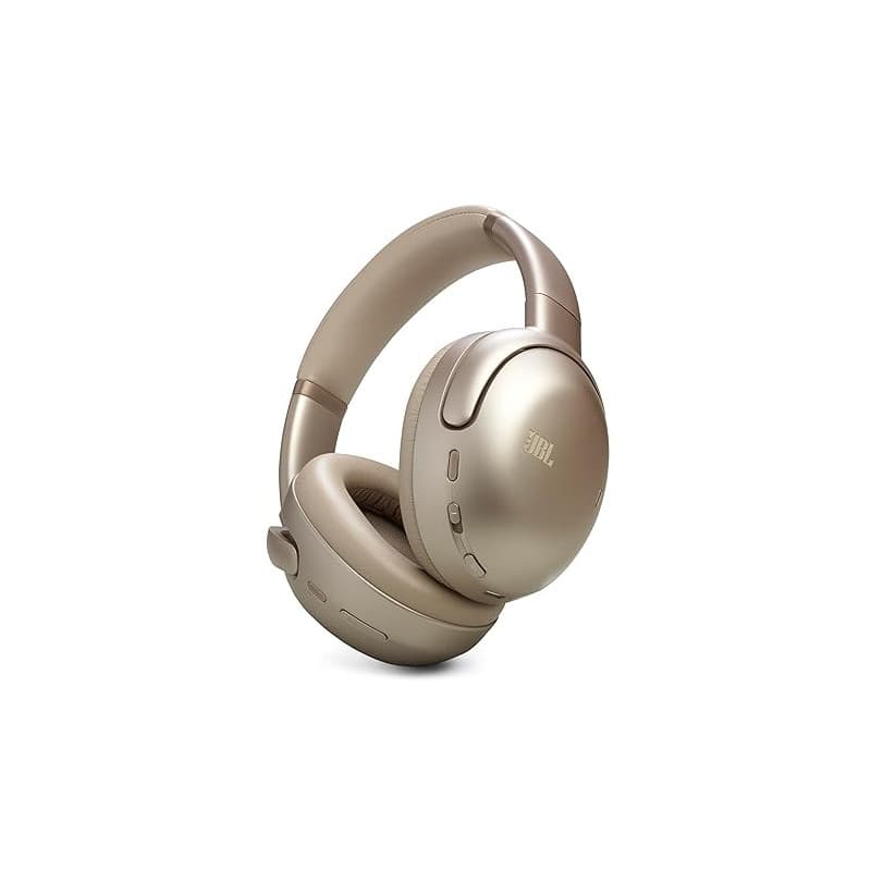 JBL Tour One M3, Casque Bluetooth sans Fil Supra-auriculaire, Latte | Réduction Adaptative du Bruit, 70 h d’autonomie, Confort O