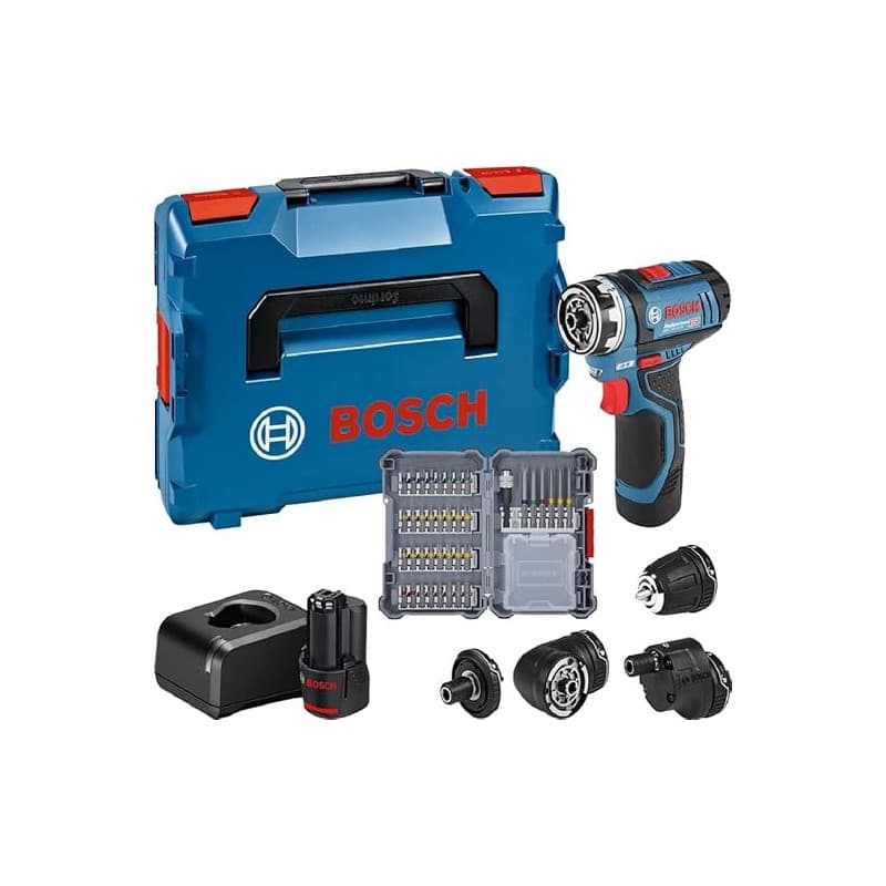Bosch Professional GSR 12V-15 FC, Noir, 2 x 2.0Ah batterie/chargeur/accessoires