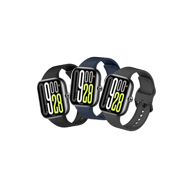 Xisair 3 Pièces Bracelets Compatible avec Xiaomi Redmi Watch 6/5 / 4 & Xiaomi Smart Band 10 Pro / 9 Pro / 8 Pro Bracelet en Sili