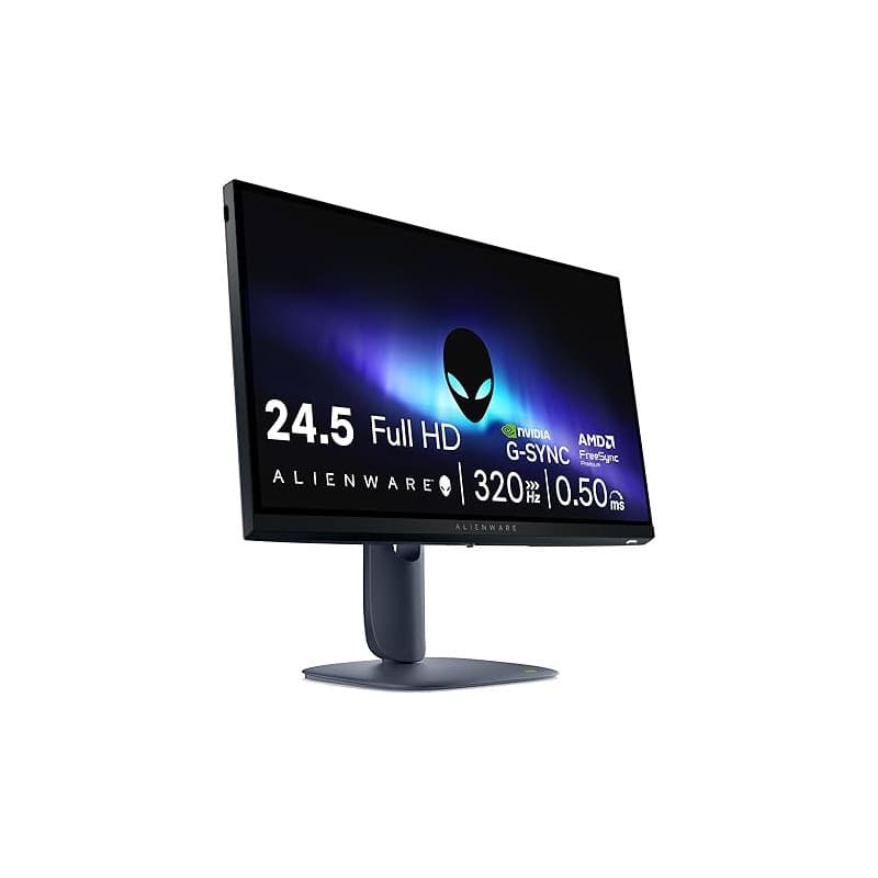 Alienware 25 Écran PC Gaming - AW2525HM, Full HD (1920x1080), 320Hz, Fast IPS, 0.5ms, Compatible NVIDIA G-Sync, AMD FreeSync Pre