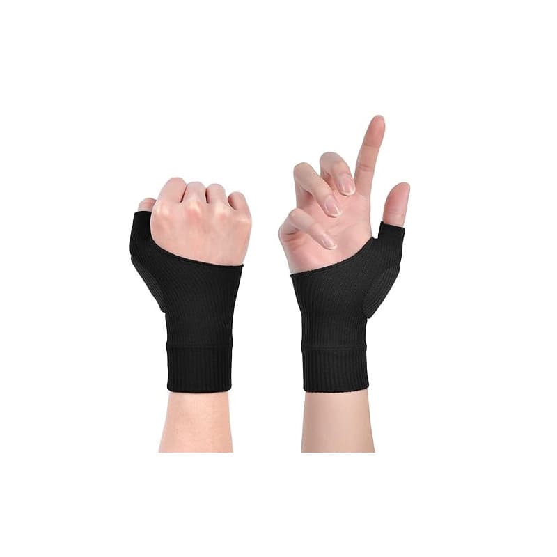 ACWOO Gants de Compression Arthritique, 1 Paire Gants de Soutien du Pouce Respirants avec Coussinets en Gel, Support de Poignet