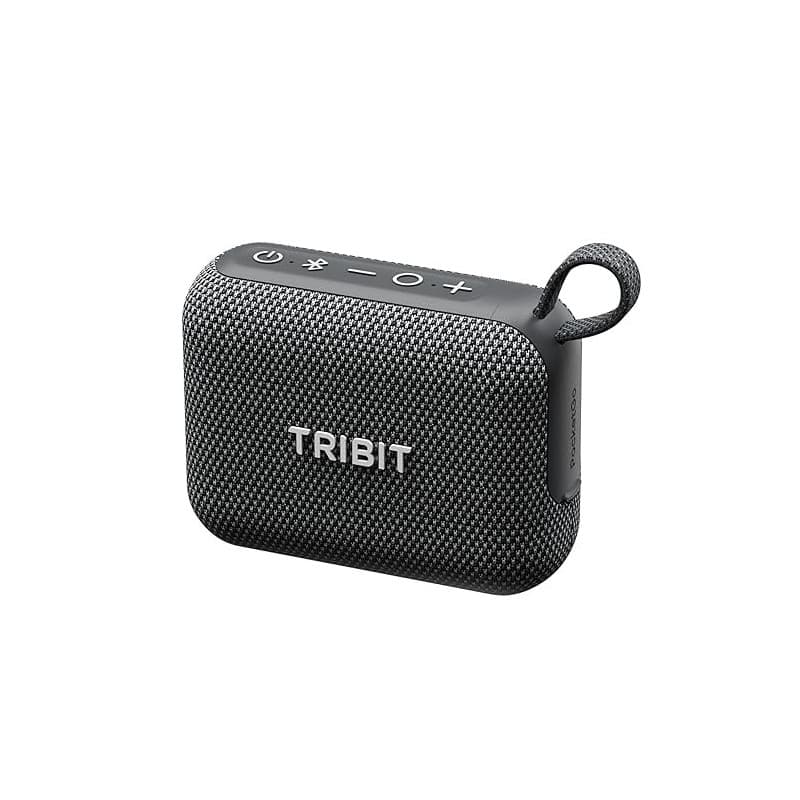 Tribit PocketGo Enceinte Bluetooth Portable, 20h d’autonomie, IP68 étanche et Flottante, Bluetooth 6.0, Son Puissant, EQ, TWS, M