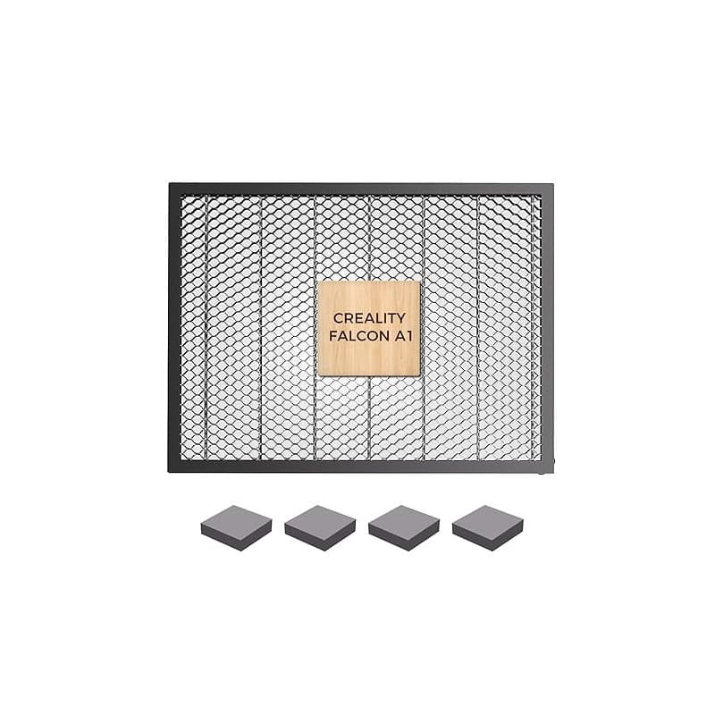 Creality Table en nid d'abeille 460 x 346 mm pour gravure laser Falcon A1, A1 Pro, dissipation rapide de la chaleur, protection