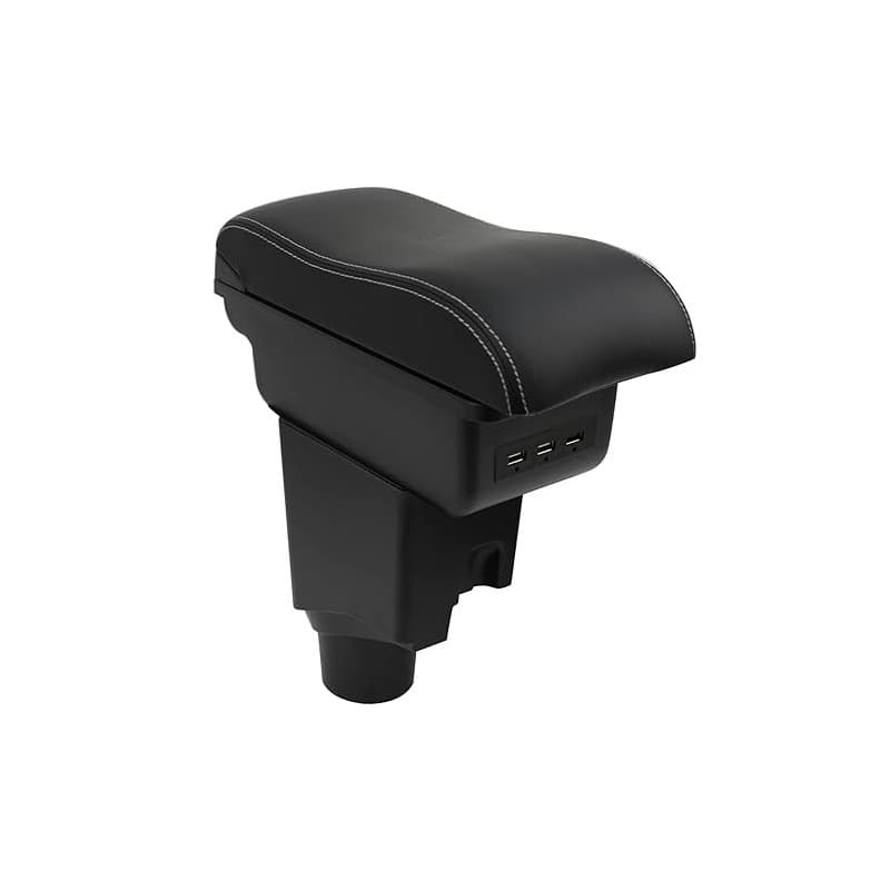 OYHCM Pour Toyota Yaris 2015-2024 Accoudoirs Convient avec Compartiment de Rangement Central Console Organiseur Noir et blanc