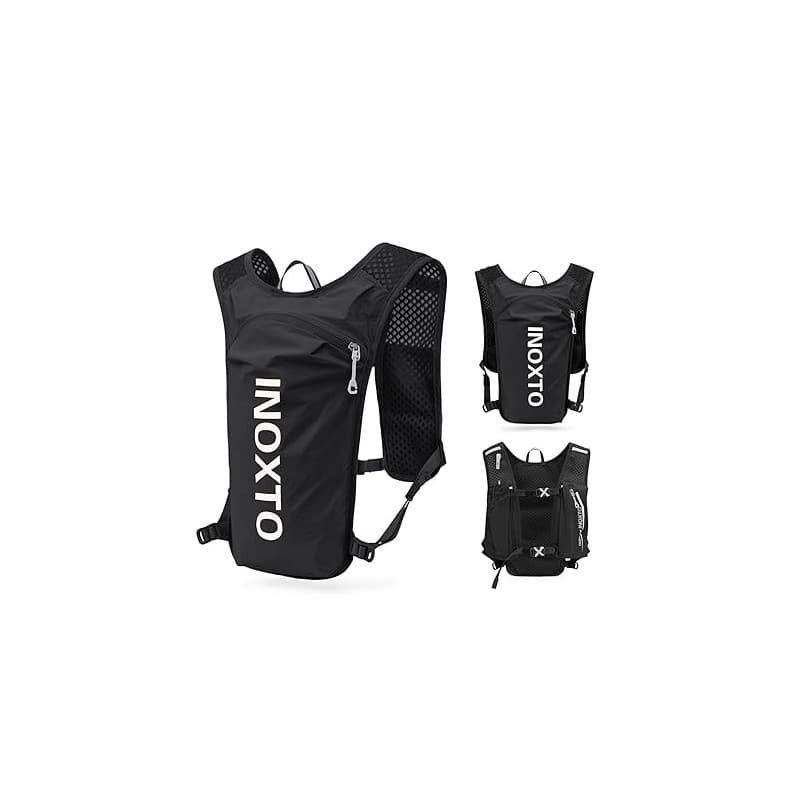 INOXTO Sac d'hydratation léger 5L,adapté à la randonnée en Plein air,Marathon, compétition Cycliste, Gilet d'hydratation d'alpin