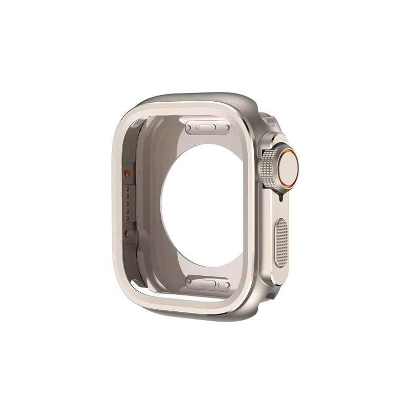 XMUXI Coque de Protection en métal Compatible avec Apple Watch Ultra 2 49 mm pour Series 10 46 mm/9/8/7/Watch SE Armor pour iWat