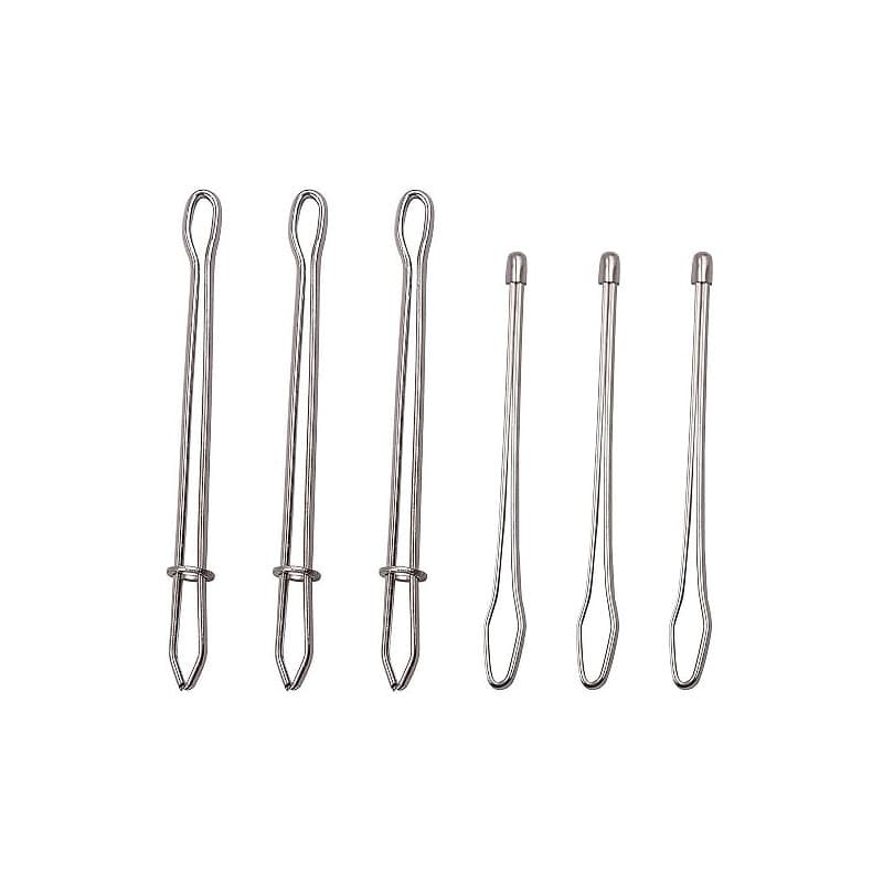 6 Pièces Enfile Aiguilles Cordon, Enfile Aiguilles Ruban, Clips Enfil Aiguilles pour Enfiler des Cordons, pour Ruban, Ceinture É