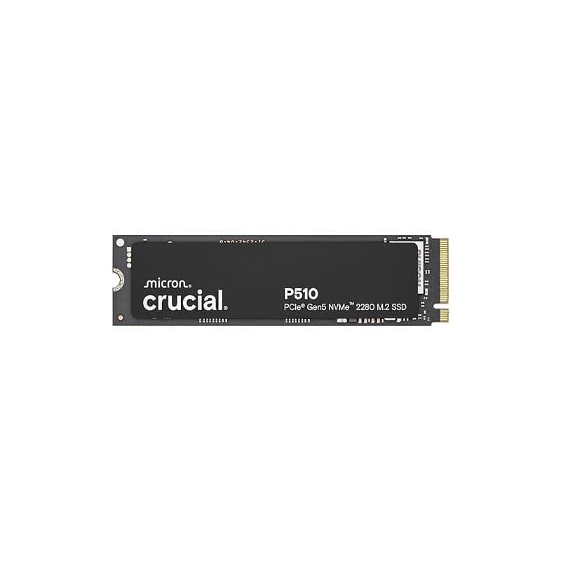 Crucial P510 SSD 1To PCIe 5.0 x4 NVMe M.2, Lecture jusqu'à 11.000 Mo/s, écriture jusqu'à 9.500 Mo/s, Compatible avec Ordinateur