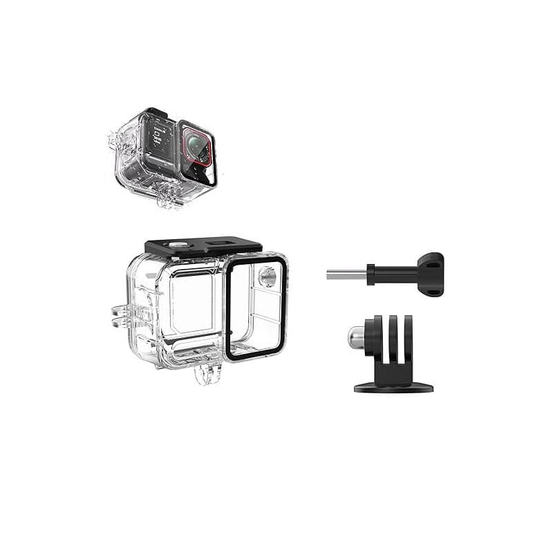 LICHIFIT Étui étanche 45 m pour caméra de sport Insta360 ACE Pro 2 - Boîtier de protection sous l'eau - Horizontal et vertical -