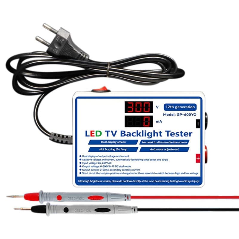 Wisyurt Testeur LED 0-300V Sortie LED Testeur de Rétroéclairage TV Bandes LED Polyvalentes Perles Barre Lumineuse Outil de Test