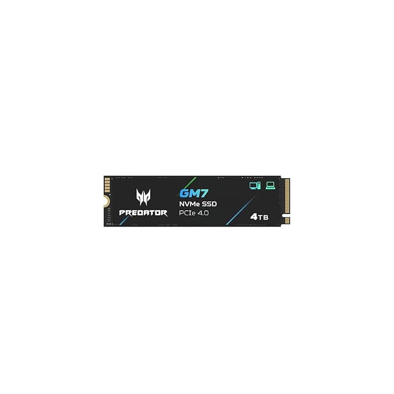 Acer Predator GM7 1 to M.2 NVMe SSD PCIe 4.0 – Vitesse de Lecture Jusqu’à 7 400 Mo/s – SSD Interne Professionnel – Stockage Gami