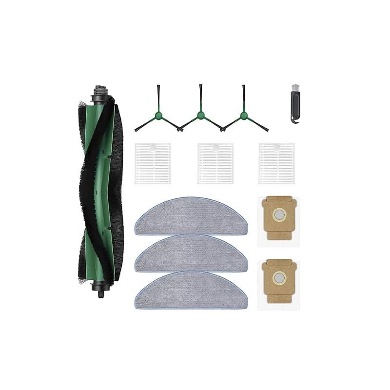 HIYOUNG Accessoires pour Aspirateur iRobot Roomba Combo 2 Essential/iRobot Roomba Plus 105 Combo, 1 Brosse principale, 3 Serpill