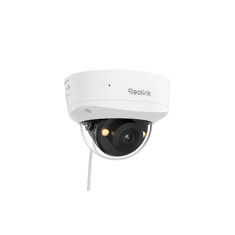 Reolink 4K Caméra de Surveillance PoE, Anti-Vandalisme IK10, Vision Nocturne Couleur, Détection Smart Personnes/Véhicules/Animau