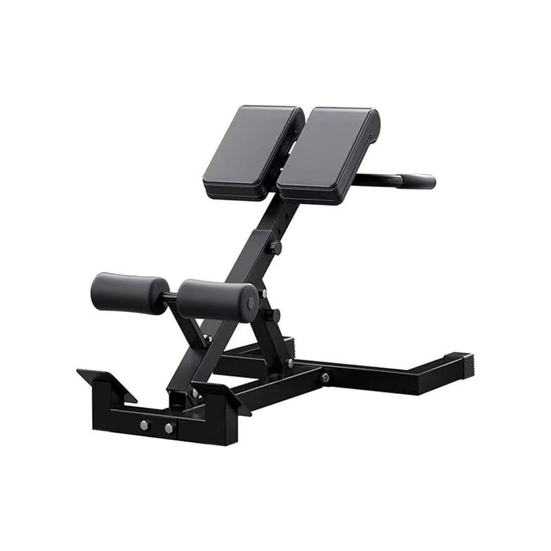 Fitness Chaise Romaine Hyperextension avec Extension: 5 - Inclination réglable au niveau, entraînements de dos/ab/glute, capacit