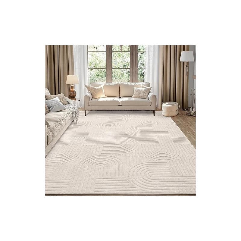 Enyhom Tapis Salon Effet 3D 200 x 290 cm, Extra Epais Moelleux Tapis Chambre Antidérapant Lavable en Machine, Ne Perd Pas Ses Po