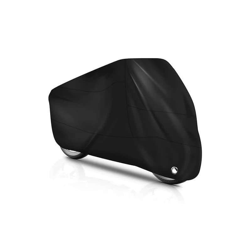 Brencco Housse De Moto en Polyester 210D, pour Motos De 245X105X125Cm, Légère Et Durable, Facile À Installer Et À Ranger, Adapté