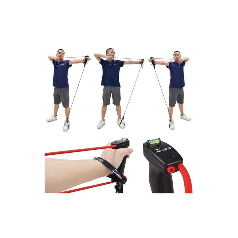 Appareil d'entraînement de tir à l'arc pour le haut du corps - Équipement de musculation - Aide à l'entraînement au tirage - Ban