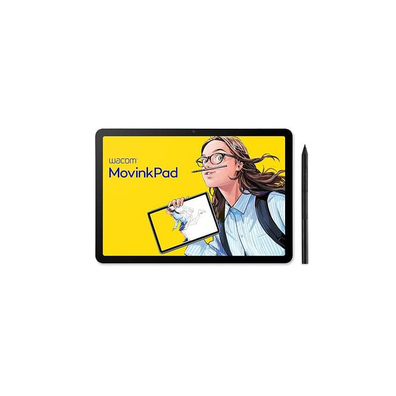 Wacom MovinkPad 11, Tablette Graphique de Dessin Android 14 (11″) pour Jeunes créateurs, avec Wacom Pro Pen 3, écran Net, Verre
