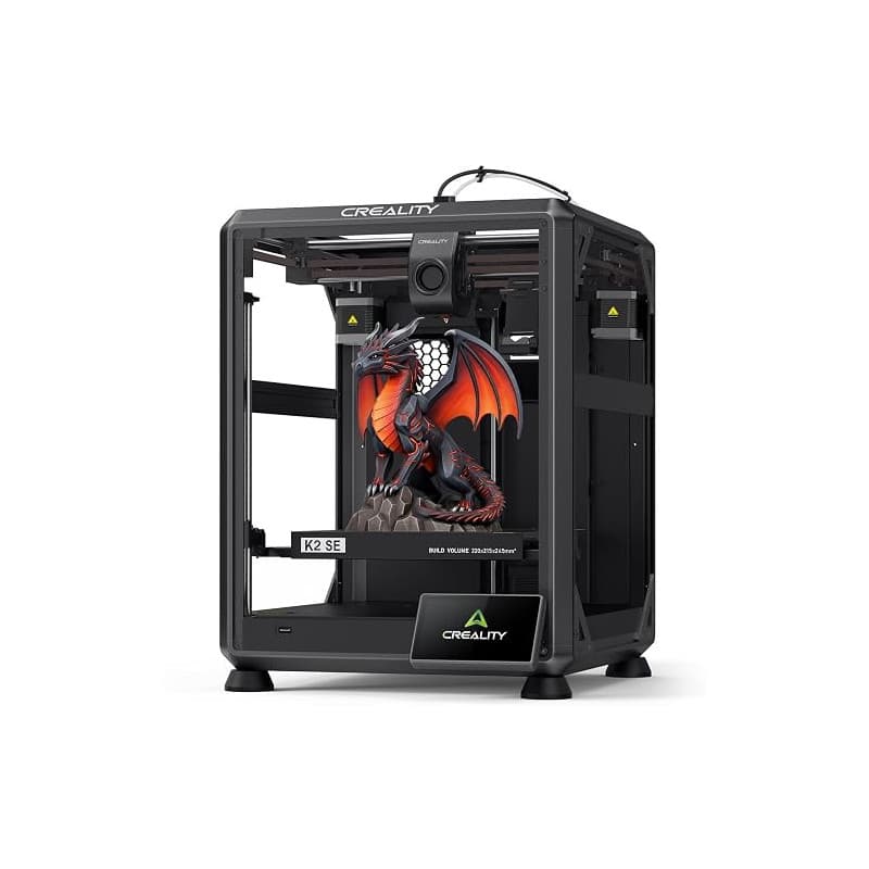 Creality K2 SE Imprimante 3D Multicolore avec CFS, Impression Haute Vitesse à 500 mm/s, Nivellement Automatique, Extrudeuse à En