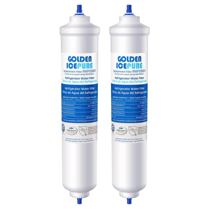 GOLDEN ICEPURE Filtre à eau pour réfrigérateur Compatible Avec Samsung DA29-10105J, DA29-10105J HAFEX/EXP, DA99-02131B, WSF-100,
