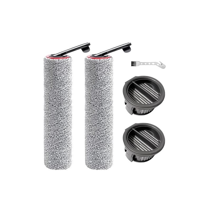 DianSung Brosse à rouleau + filtre d'accessoires pour Dreame H14 Pro, H14, H14 Dual aspirateur sec et humide pièces de rechange,