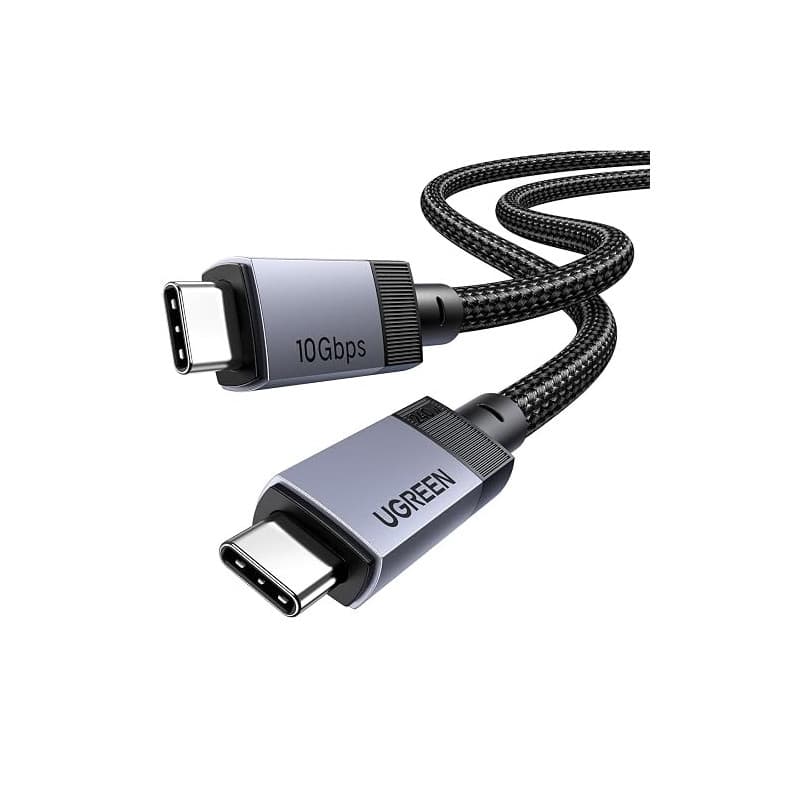 UGREEN Câble USB C 240W Charge Rapide Gen2 10Gbps Vidéo 4K@60Hz 2M | Type C PD 3.1, Compatible avec MacBook Ordinateur Portable