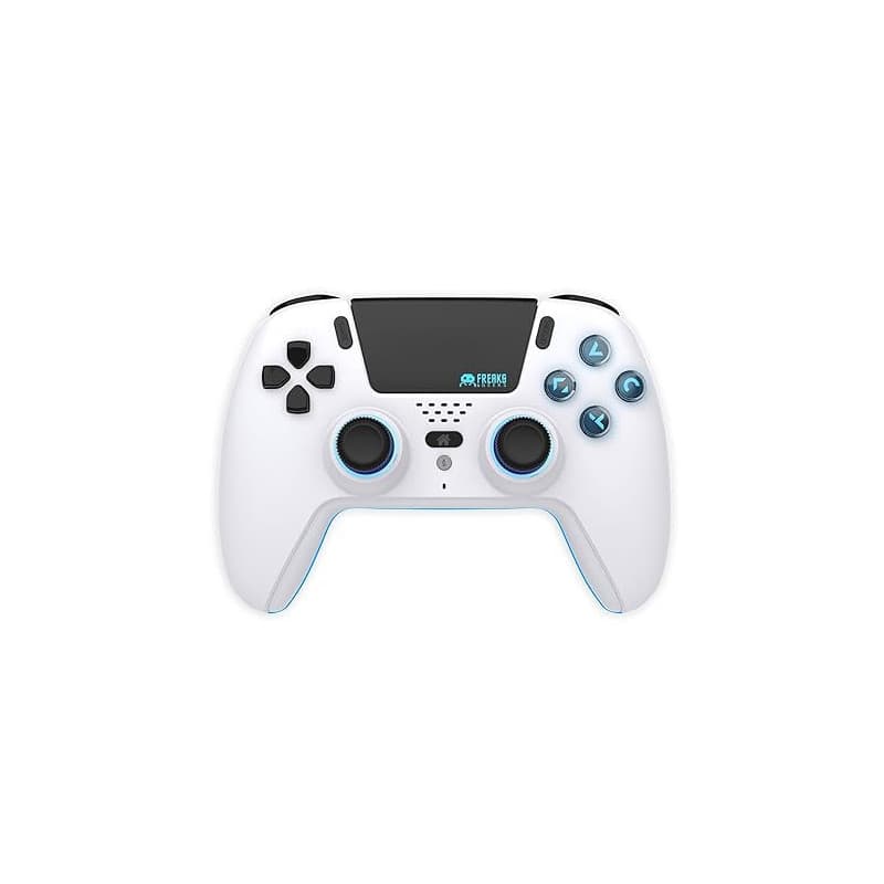 Freaks and Geeks-Manette Bluetooth pour PS5 LED - Blanche