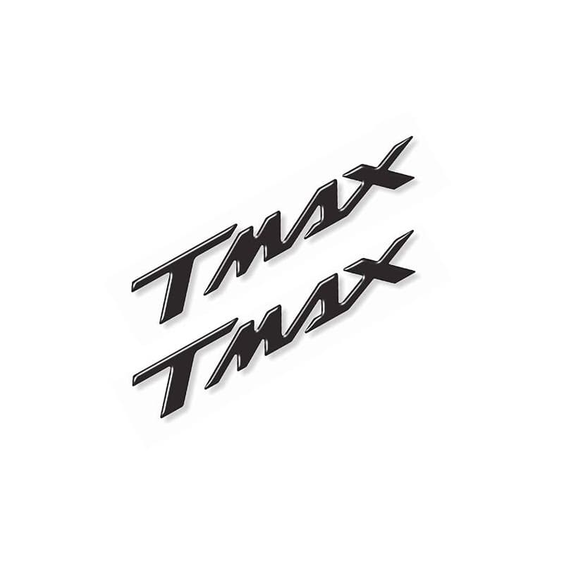 Resin Bike Lot de 2 Autocollants Lettres 3D Gel pour Moto/Scooter Compatible avec Yamaha TMAX 500 TMAX 530 TMAX 560 2001-2026, 1