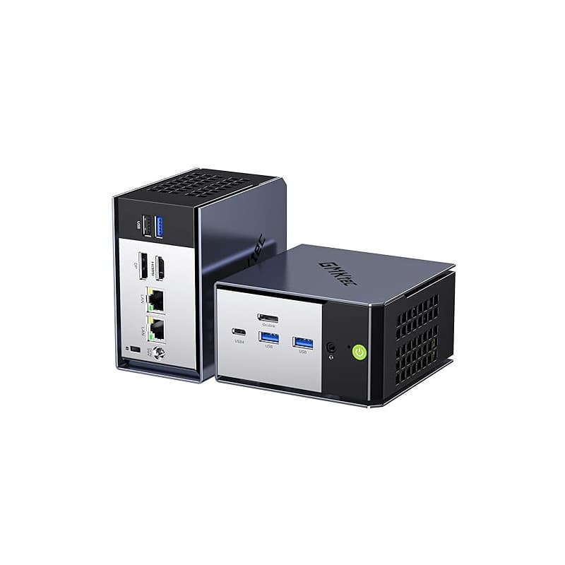GMKtec (Garantie de 3 Ans) Mini-PC Gaming K16 à boîtier métallique, AMD Ryzen 7 7735HS (8 C/16 T, jusqu'à 4,75 GHz),32Go de RAM