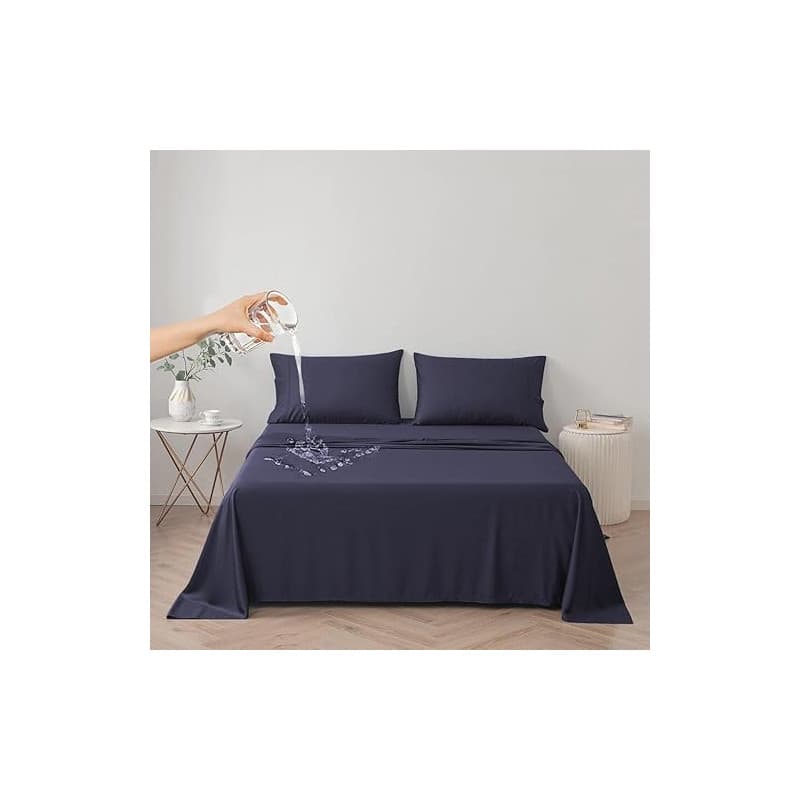 DUJUIKE Couvre-lit imperméable, Drap de lit imperméable, protège-Matelas, Housse de canapé pour Chien, Chat, Enfants, pour lit Q