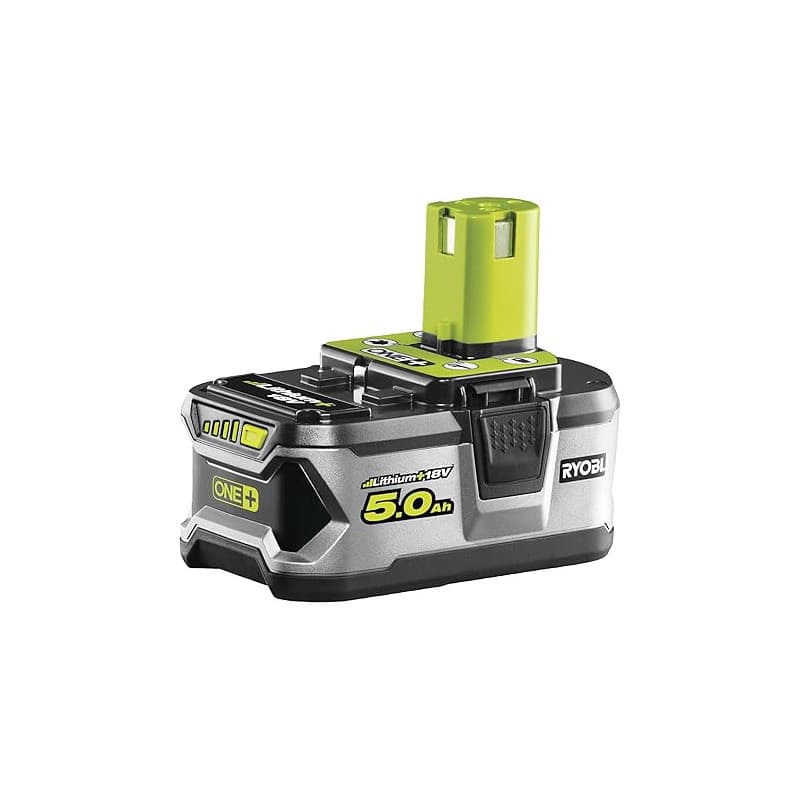 RYOBI - Batterie 18 Volts One+ 5,0 Ah Lithium-ION - Compatible avec Tous Les Outils 18V One+ et 100% Rétro-Compatible - Grande A