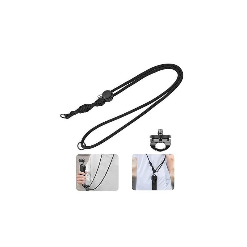 Bandoulière Réglable en Nylon pour DJI Osmo Pocket 4/3/Action 5 Pro/4/3/INSTA360 X5 X4 X3 X2/GO 3S/GO3/Gopro Series/Ace Pro 2/DS