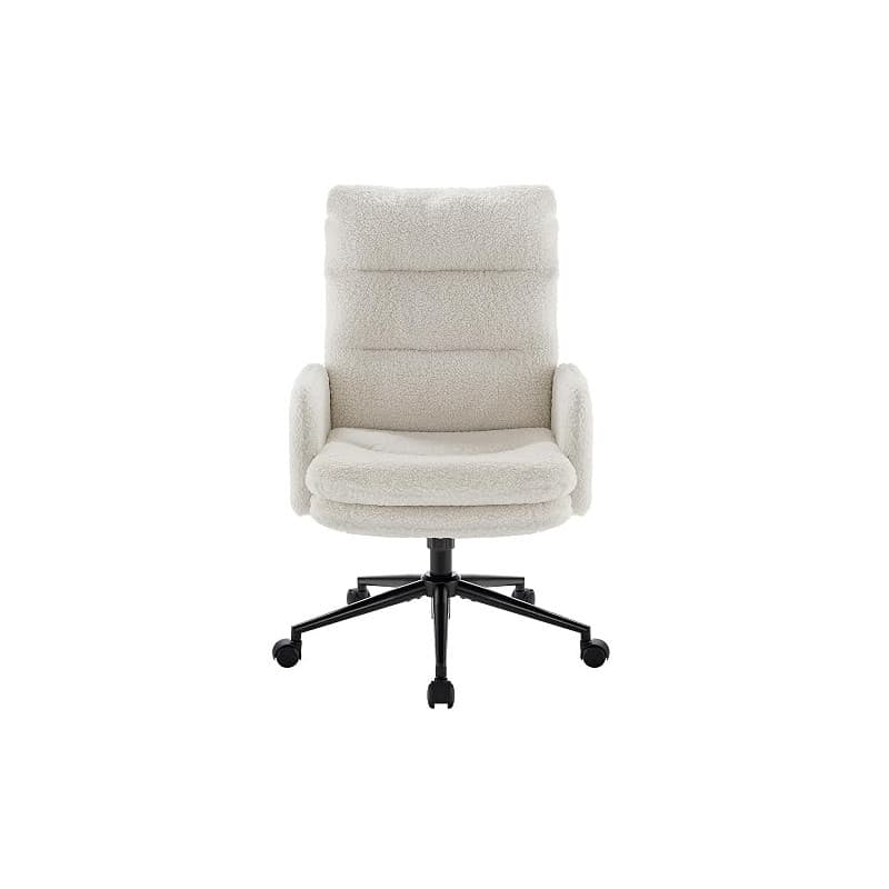 IWMH Chaise de Bureau, Fauteuil de Bureau avec Accoudoirs et roulettes, Fauteuil Pivotant Hauteur Réglable, Ergonomique Chaise C