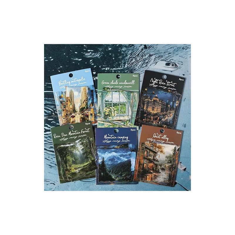 Autocollants pour Scrapbooking Kit,120 Pcs PET Vie Quotidienne Thème Autocollants Aesthetic Décoratifs pour Bullet Journal Acces