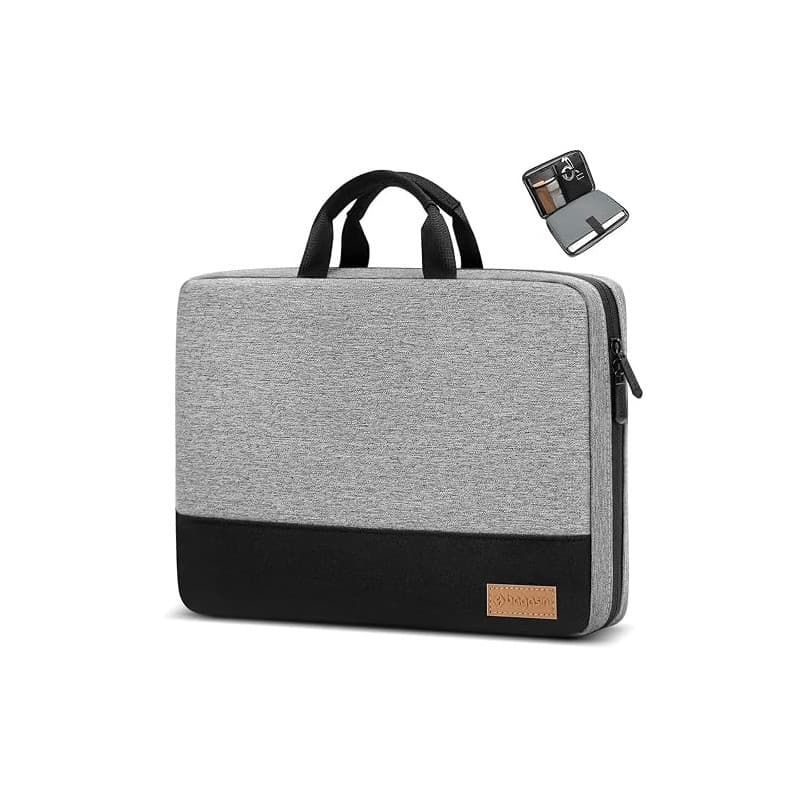 bagasin Housse pour Ordinateur Portable, 15,6 17,3 14 13,3 12,3 Pouce Sacoche TSA pour Ordinateur Portable Étanche avec 4 Couche