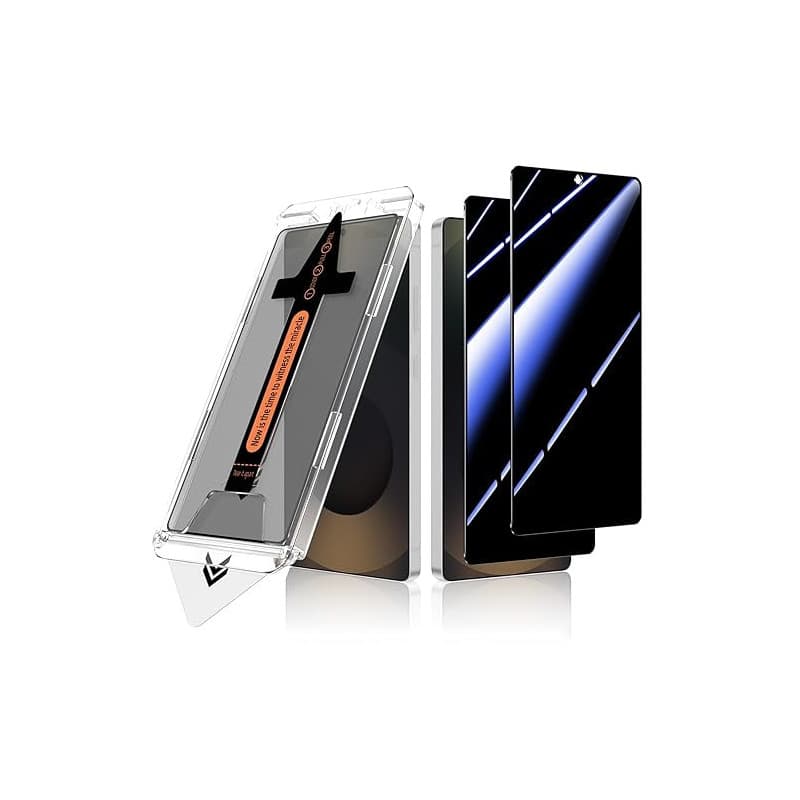 ZhuoFan Verre Trempé pour Samsung Galaxy S25 Ultra Anti Espion,Privacy Protection Ecran avec Outils de Dépoussiérage Automatique
