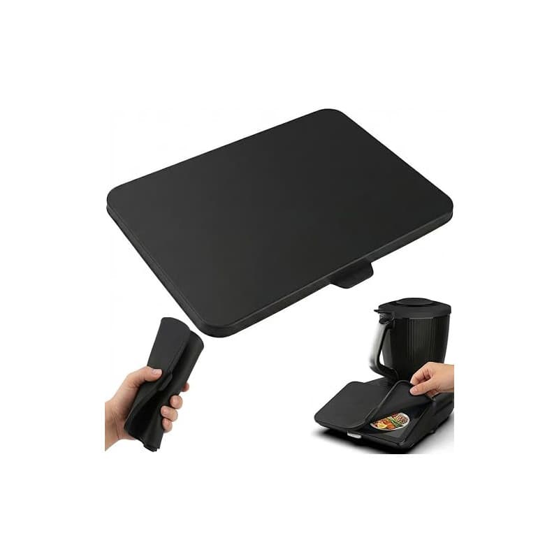 Protection Écran pour Thermomix TM7 Noir, protection d'écran alimentaire, résistante aux rayures, étanche, facile à nettoyer, no