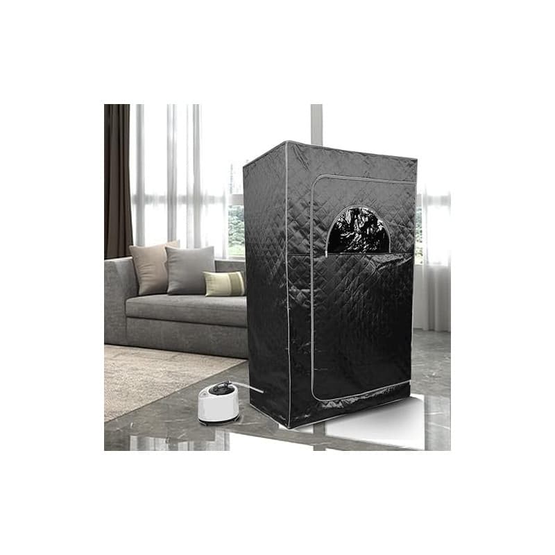 Mini Sauna, Sauna à Vapeur Portable, Sauna Portable avec le Contrôleur de Température à Distance, Cabine de Sauna Portatif, Peut