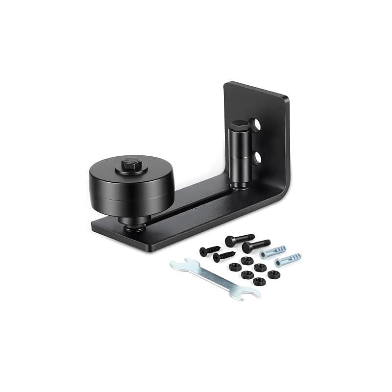 Wilktop Guide de Plancher, Guide-porte Coulissante Réglable, Rail de porte Coulissante au Sol avec 8 Options de Configuration, p